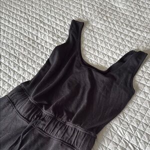 Black Sleeveless Jumpsuit
